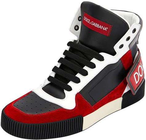 dolce gabbana tennis shoes men|dolce gabbana high top sneakers.